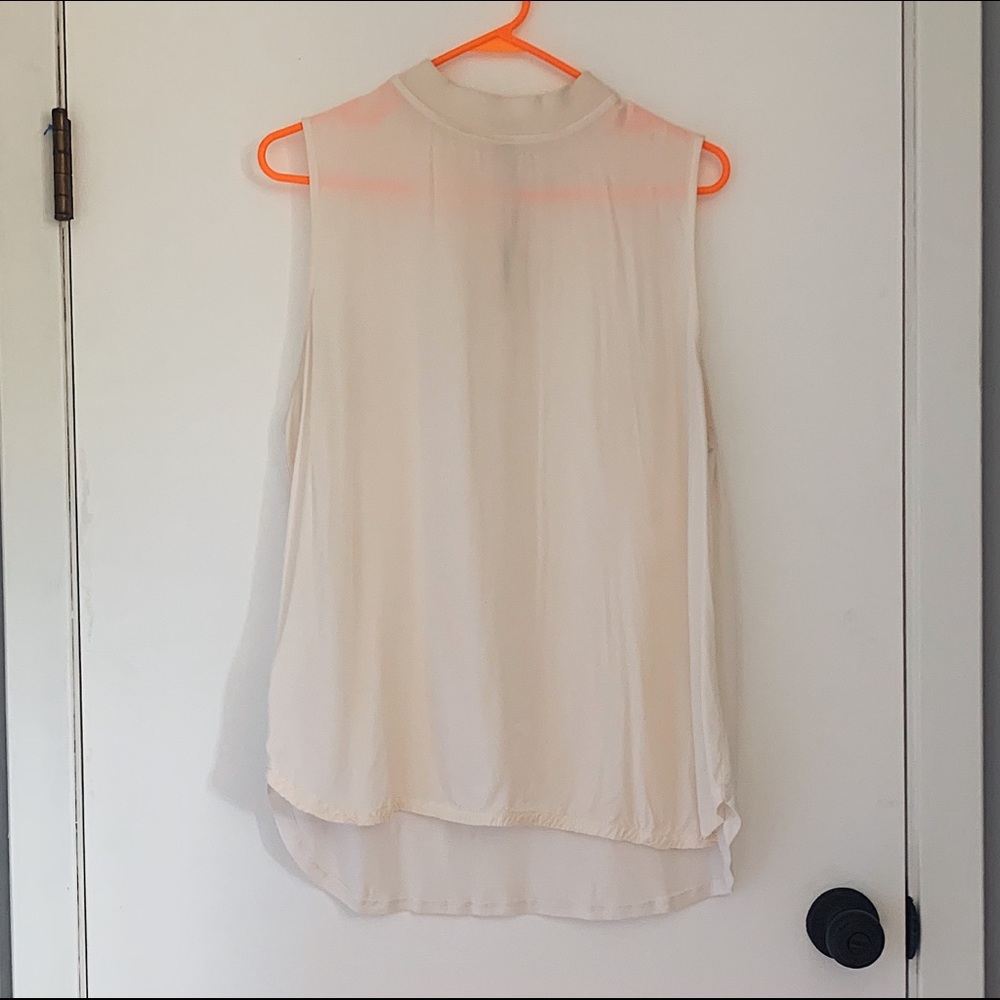 LOFT Blouse With Zipper Closure
